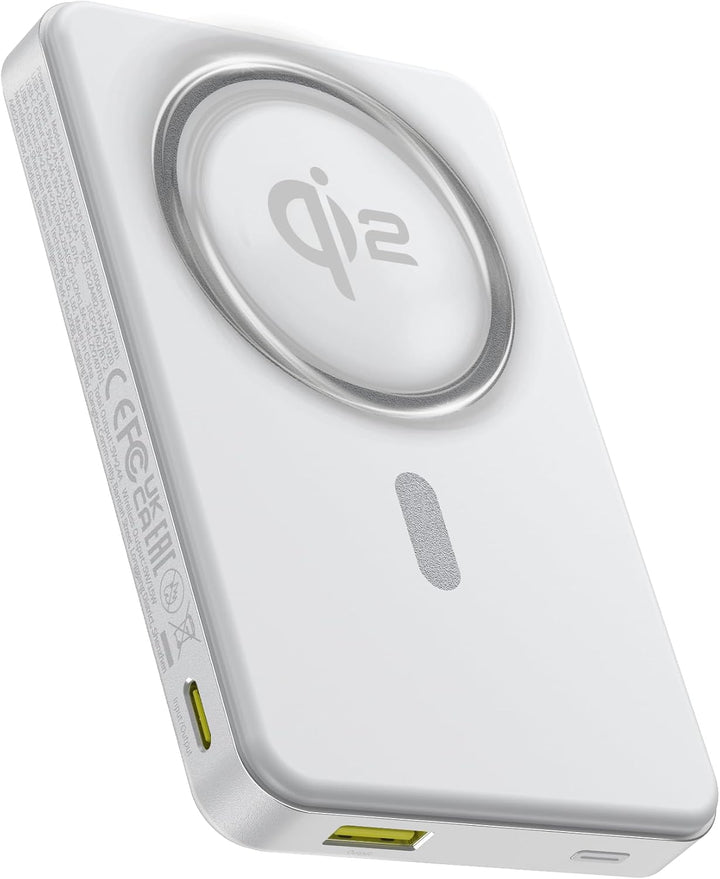 Baseus Qi2 Magsafe Powerbank 10000mAh, Magnetische Power Bank Kabellose, Externe Batterie PD 22.5W S
