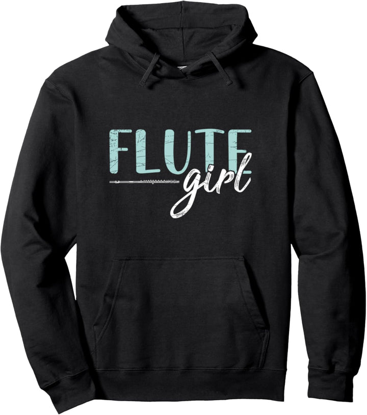 Flöten Mädchen Klassische Musik Geschenk Flötist Pullover Hoodie