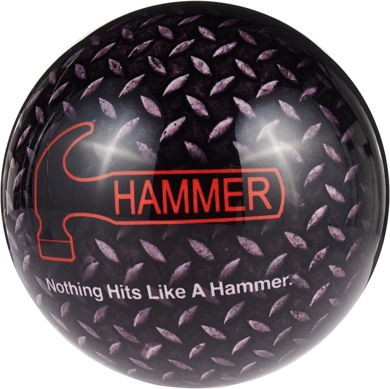 HAMMER Bowlingkugel Diamant, 4,5 kg, Grau/Schwarz