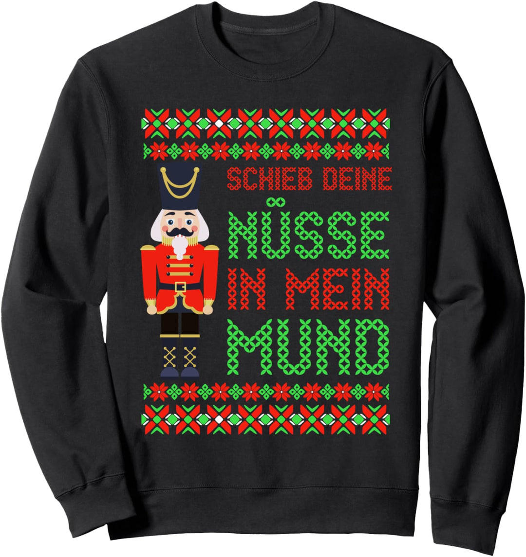 Weihnachten Nussknacker Ugly Christmas Lustiges Sweatshirt