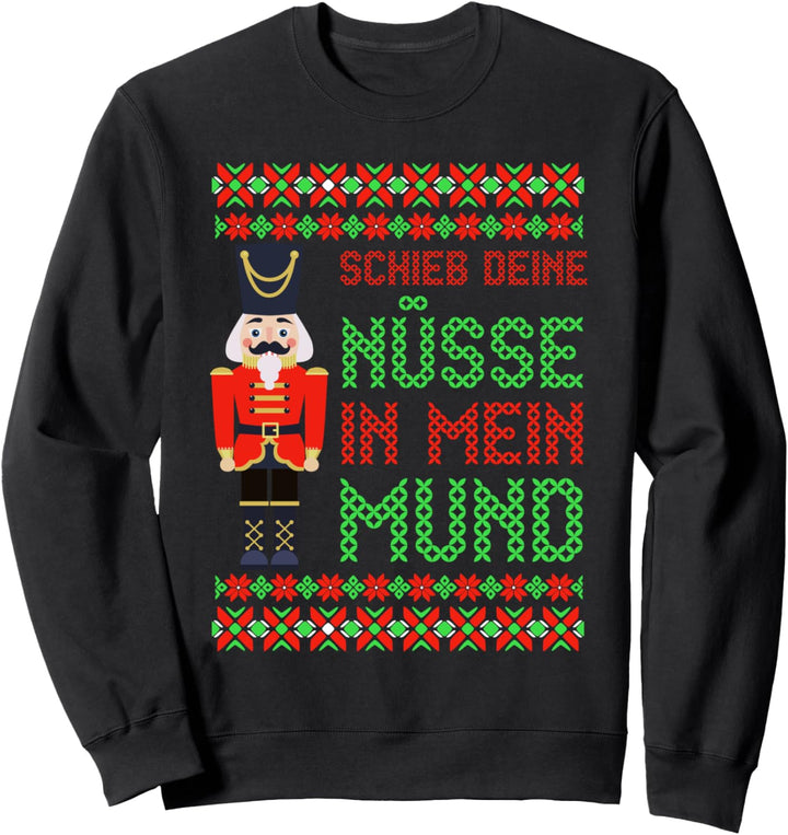 Weihnachten Nussknacker Ugly Christmas Lustiges Sweatshirt