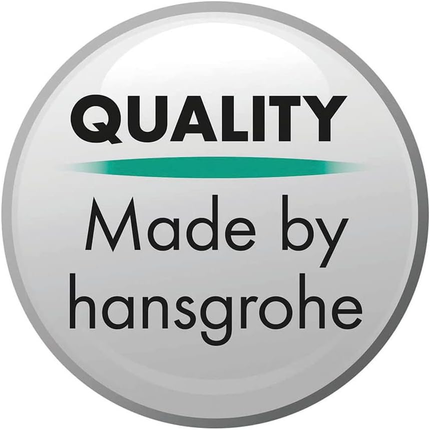 hansgrohe 26815400 Duschkopf Croma E, Duschbrause wassersparend, 1 Strahlart, Antikalk-Funktion, Wei
