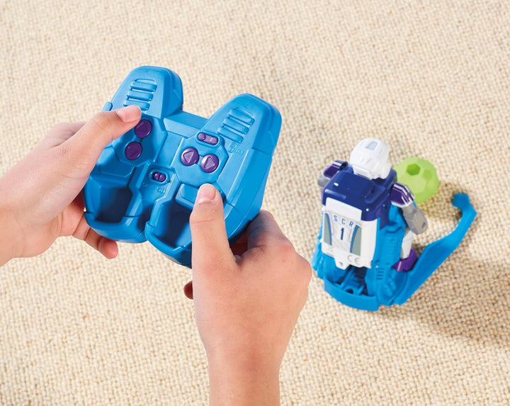 TOMY Soccerborg Roboter Spielzeug für Kinder – Ferngesteuerte Spielzeugroboter ab 6 Jahren – Zwei Fu