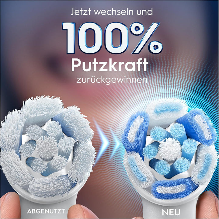 Oral-B iO Ultimative Reinigung Aufsteckbürsten für elektrische Zahnbürste, 8 Stück, ultimative Zahnr
