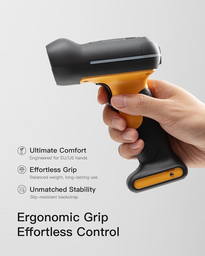 Inateck IP67 Barcode Scanner Kabellos 1D, Wasser-und Staubdicht, BCST-61 | Industrial, Bluetooth, 2.