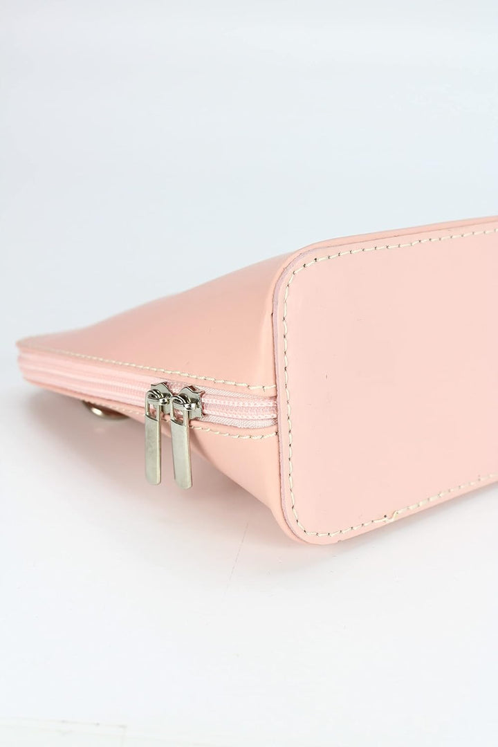 Belli italienische Ledertasche Damen Umhängetasche klein Handtasche Schultertasche Abendtasche in ro