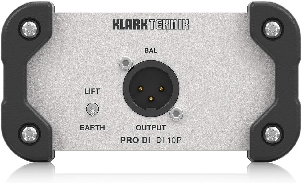 Klark Tekink PRO DI DI 10P Passive DI-Box mit Stereoeingang/summiertem Monoausgang, Midas-Transforma