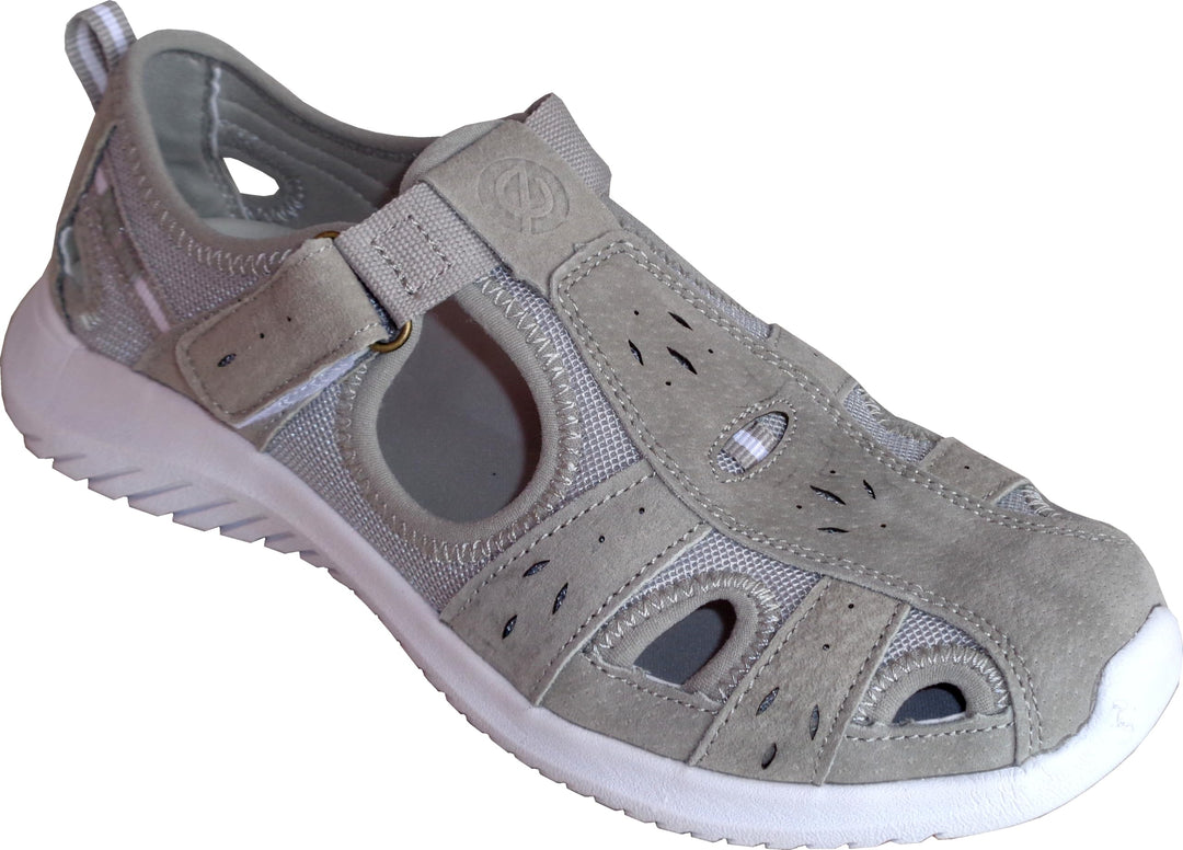 EKO FIT Garda - Lässige Trekkingsandale mit Memory Foam HERAUSNEHMBARE INNERSOLE 36 EU Dust, 36 EU D
