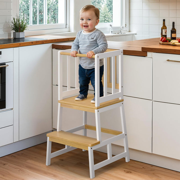 COSYLAND Lernturm ab 1 Jahr – Montessori Learning Tower für Kinder – Sicherer Kinder Lernturm ab 2 J