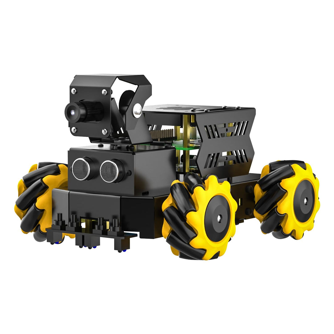 Yahboom Robot Car Kit for Raspberry Pi-5 Supports Ros2 Humble Version Automatic Line Patrol Driving