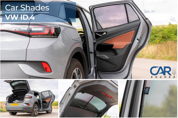Satz Car Shades kompatibel mit Volkswagen ID.4 2020- (6-teilig)
