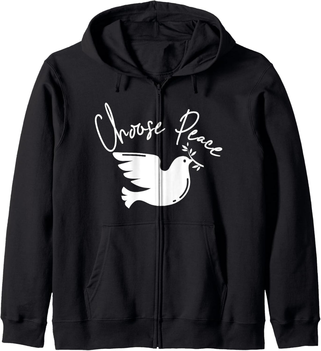 Choose Peace Friedenstaube Weltfrieden Frieden Pazifist Kapuzenjacke