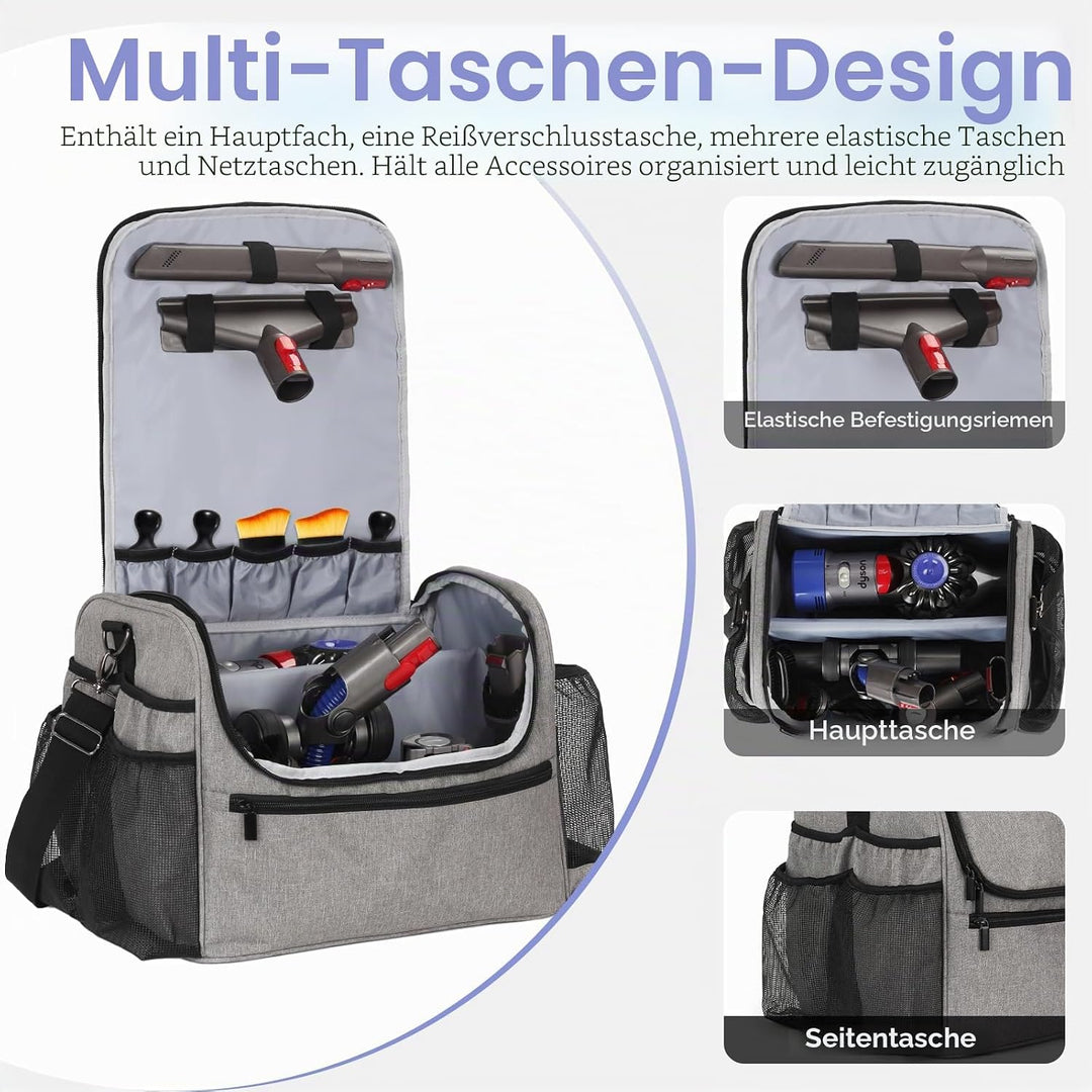 Vakuum-Aufbewahrungstasche für Auto und Boot, kompatibel mit Dyson V7 – V15 – Organizer-Tasche für k