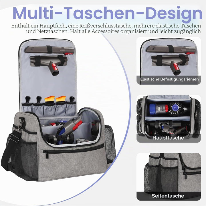 Vakuum-Aufbewahrungstasche für Auto und Boot, kompatibel mit Dyson V7 – V15 – Organizer-Tasche für k