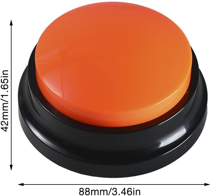 Buzzer Mit Aufnahmefunktion Hunde, 4 Stück Answer Buzzers Hund, Buzzer mit Sound Hund, Answer Buzzer