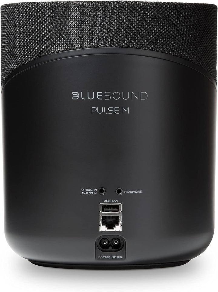 Bluesound Pulse M Omni-Hybrid kabelloser Musikstreaming-Lautsprecher mit Bluetooth - Schwarz - kompa