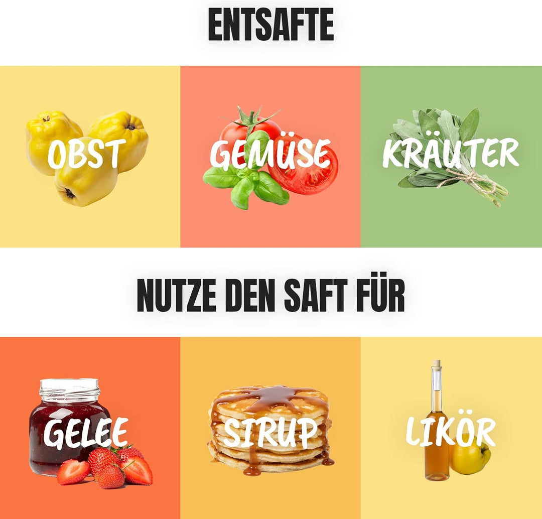 Dampfentsafter für Monsieur Cuisine Connect, Smart & Trend – Zubehör zum Entsaften grosser Mengen Ob