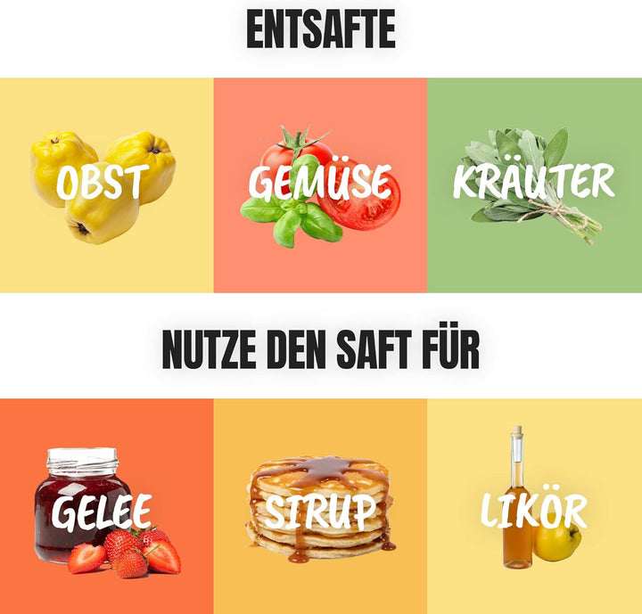Dampfentsafter für Monsieur Cuisine Connect, Smart & Trend – Zubehör zum Entsaften grosser Mengen Ob