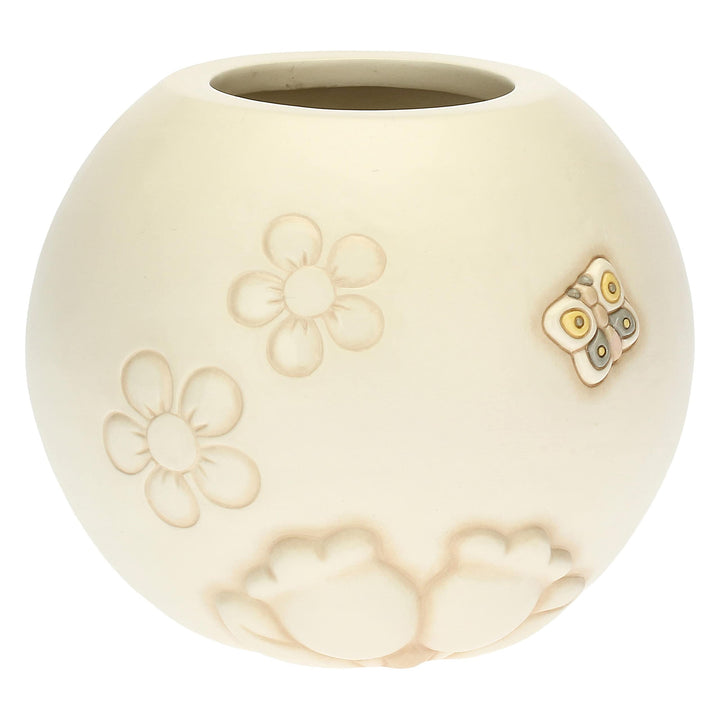 THUN - Dekorative Vase mit Schmetterling und Blumen - Linie Elegance - Living, Haus eingerichtet - K