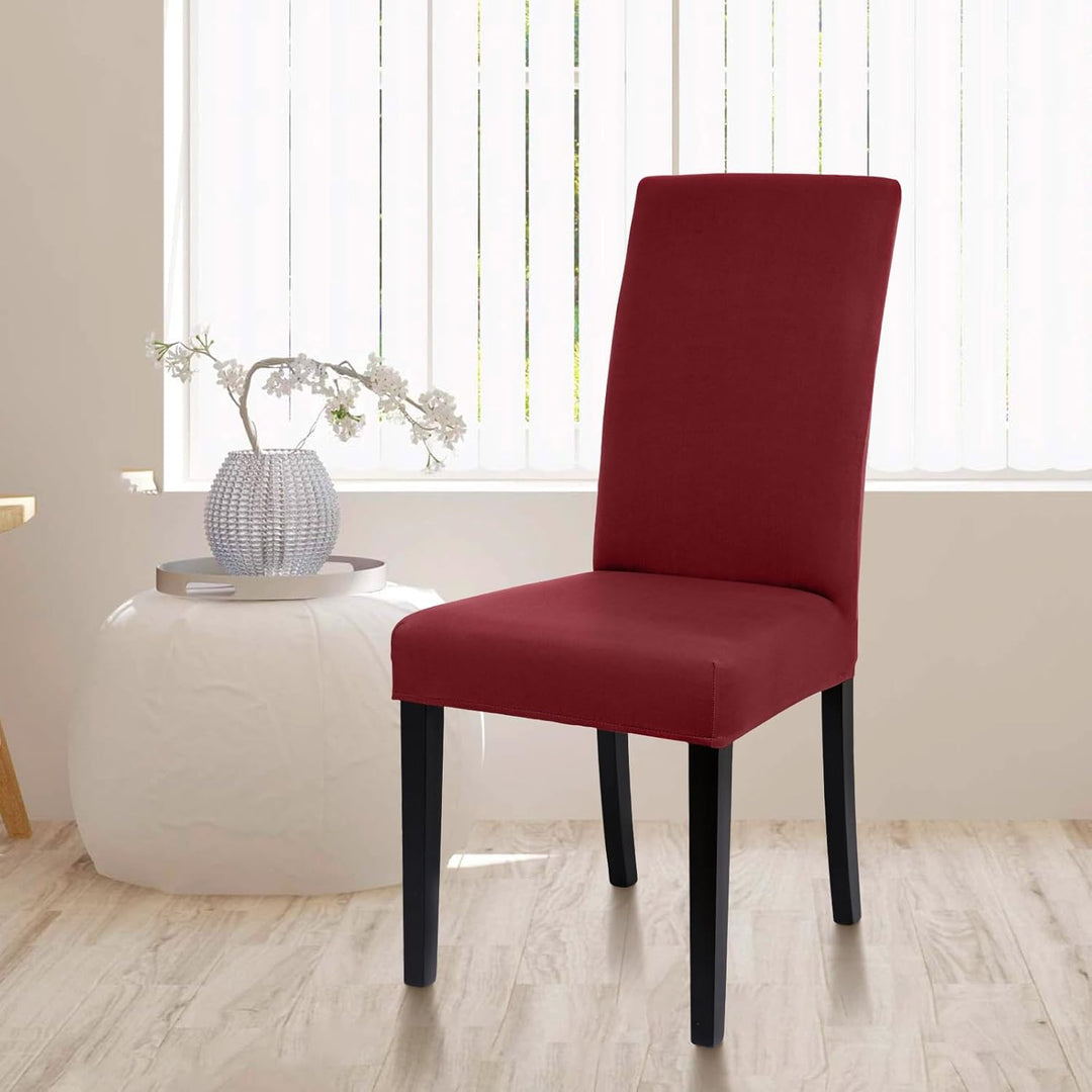 Yugarlibi Stuhlhussen 4er Set Stretch Stuhlhussen Schwingstuhl Elastische Hussen Stuhlbezug Abnehmba