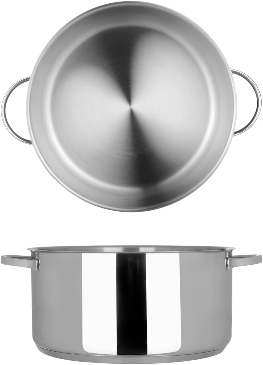 Moneta Allegro Casseruola 2m 28 cm in Acciaio Inox per tutti i Fuochi 8.2 Litri 28cm, 28cm