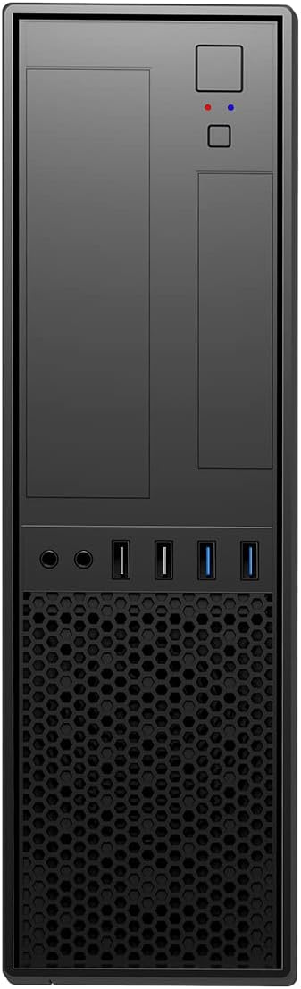 UNYKACH UK52168 Tisch Slim UK 3001 Black PC-Gehäuse Anschluss: 2 x 2.0 USB und 2 x 3.0 Front mit Git