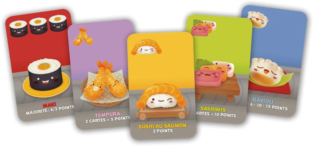 Asmodee - Sushi GO! - Gourmand Kartenspiel für Kinder ab 8 Jahren - Gesellschaftsspiel und Stimmungs