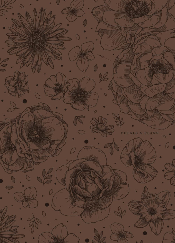 Petals & Plans: A Dotted and Dated Floral Journal, Taschenbuch