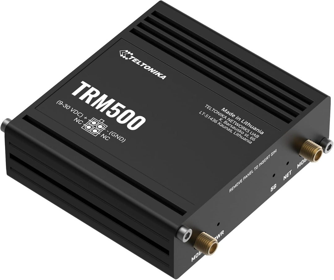 Teltonika TRM500 5G Industriemodem, 4G Cat 19, 2G, USB Typ-C, kompakte Grösse und langlebiges Design