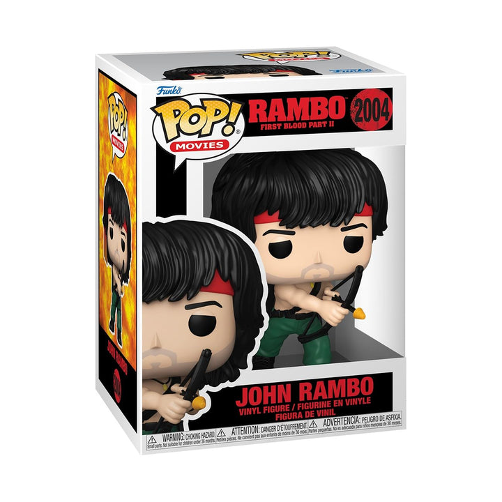 Funko POP! Movies: Rambo S2- John Rambo w/Bow - Sammelbare Vinylfigur - Geschenkidee - Offizielles M