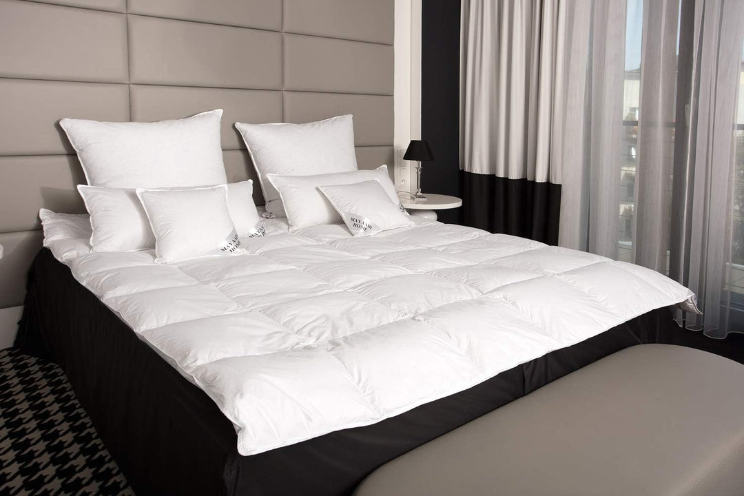 Mayaadi-Home Daunendecke 135x200 cm | 900g Bettdecke, 70% Gänsedaunen 30% Federn | 100% natürliche B