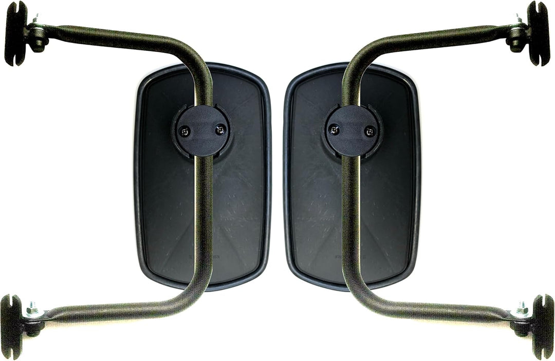 2x Aussenspiegel 260x155 mm ø14-30 mm E20 und Spiegelhalter für Traktor LKW Bagger