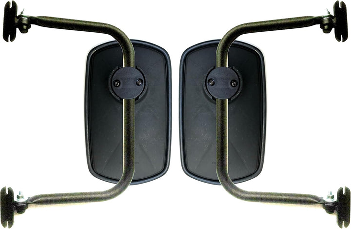 2x Aussenspiegel 260x155 mm ø14-30 mm E20 und Spiegelhalter für Traktor LKW Bagger