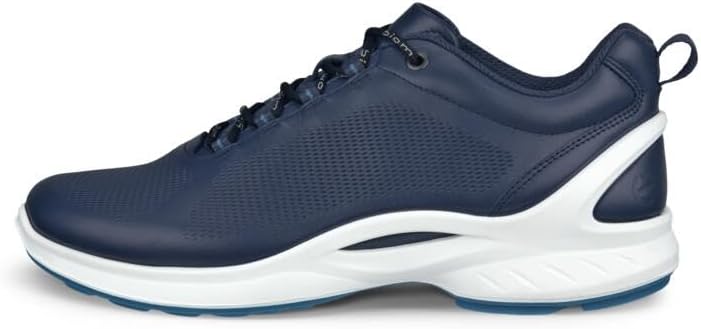 ECCO Herren BiomfjuelmSneaker 39 EU Blau Weiss, 39 EU Blau Weiss