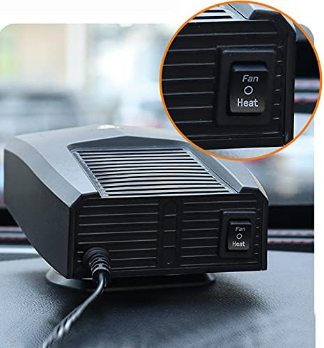 Auto Auftauheizung, Riloer Auto warm 180W Stecker 12V Mini Tragbar 2 in 1 Funktion Zigarettenanzünde