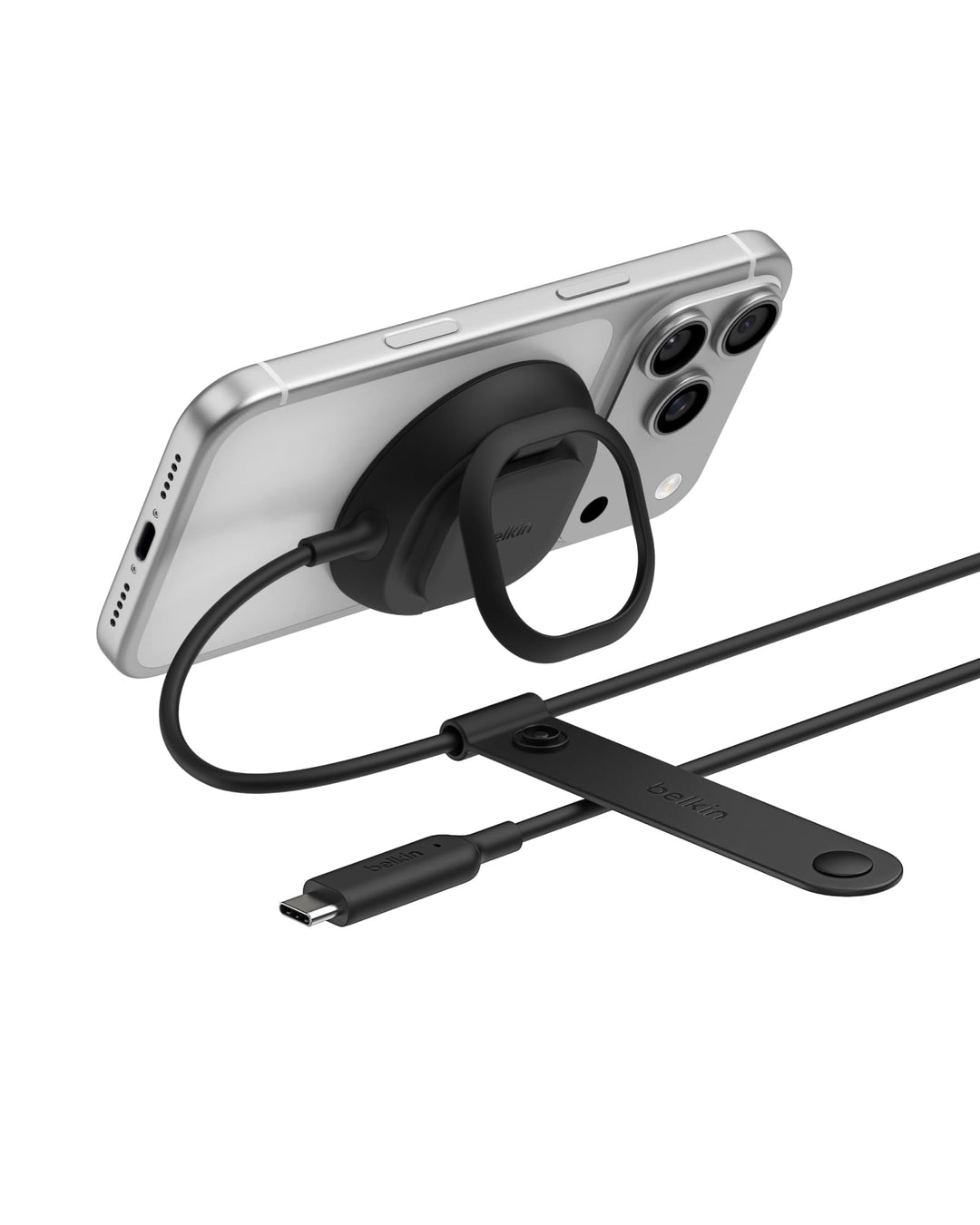 Belkin UltraCharge Wireless Charger mit Qi2 25W, Kompatibel mit MagSafe Ladegerät mit Passiver Kühlt