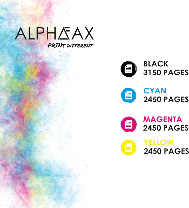 5 Toner kompatibel mit HP W2210X W2211X W2212X W2213X 207X für Color Laserjet Pro M255dw M255nw MFP