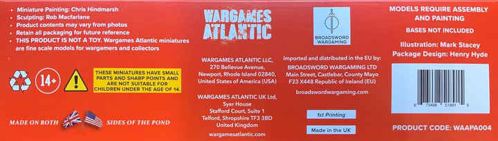 Wargames Atlantic, Pulp Adventure - Agents, 28 mm Hartplastik-Figuren