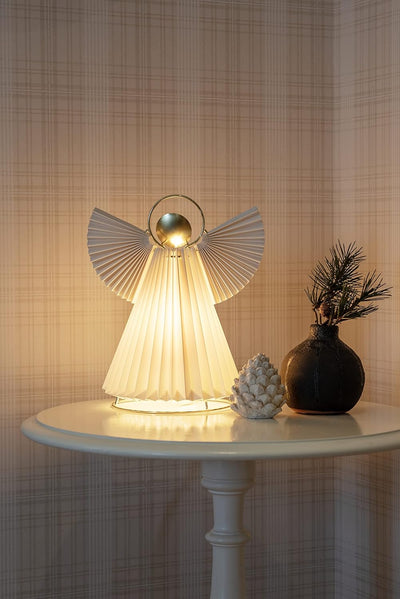 Konstsmide Papierengel, mini, inkl. Anschlusskabel mit an/aus Schalter, ohne Leuchtmittel, E14 Lampe