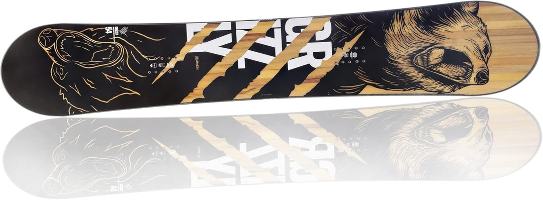 RAVEN Snowboard Set: Snowboard Grizzly + Bindung Fastec FT360 Black 157cm Wide + FT360 Black XL, 157
