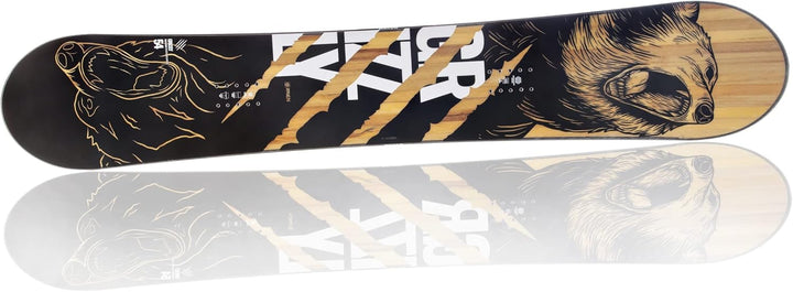 RAVEN Snowboard Set: Snowboard Grizzly + Bindung Fastec FT360 Black 157cm Wide + FT360 Black XL, 157