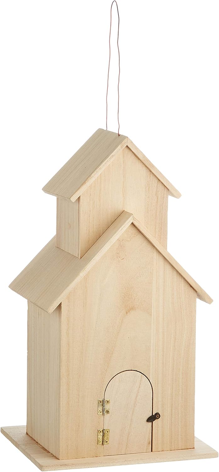 Rayher 6178300 Vogelhaus Saint Tropez, 22x19x39 cm 22x19x39cm, 22x19x39cm