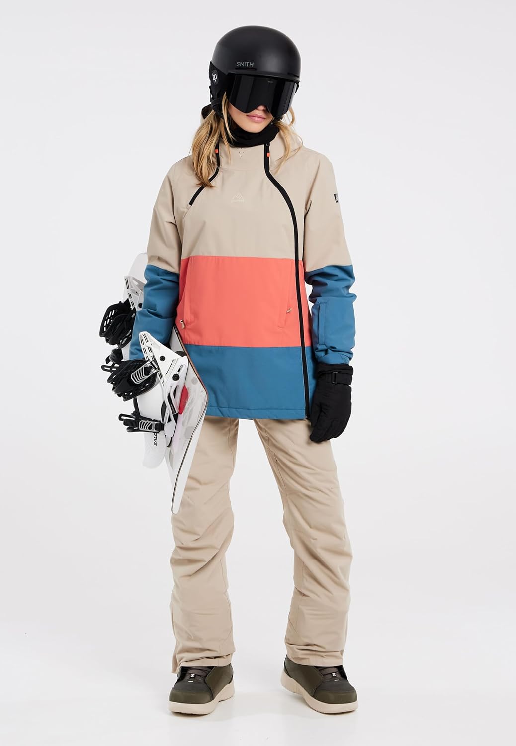 Protest Damen Ski- Und Snowboardjacken PRTLIMIA BambooBeige S, BambooBeige S