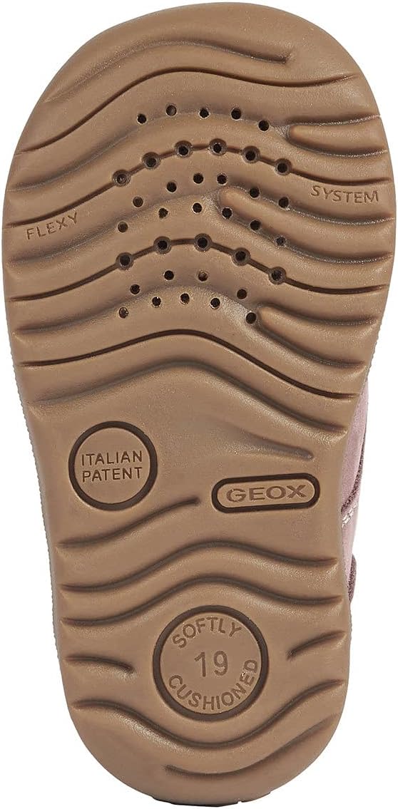 Geox Mädchen B Macchia Girl C Sneaker 18 EU Dk Pink, 18 EU Dk Pink