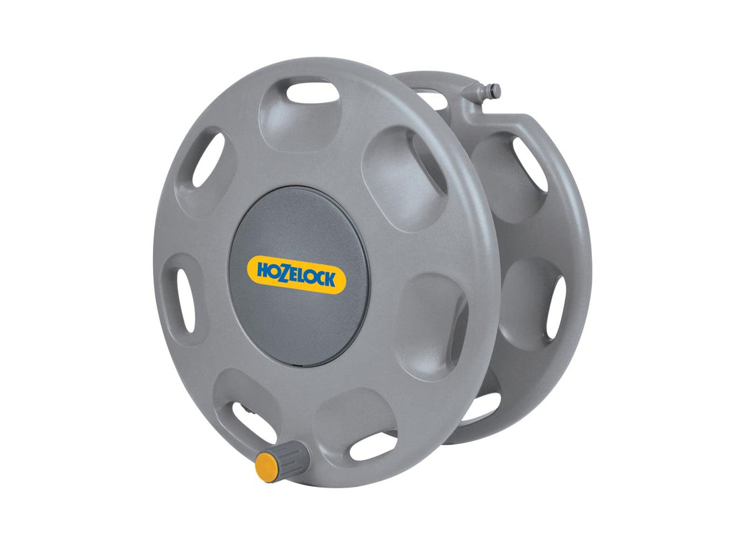 Hozelock 2390D0000 60 m Wandtrommel ohne Schlauch und Düse (Grün/Grau) 1 Mehrfarbig, 1 Mehrfarbig