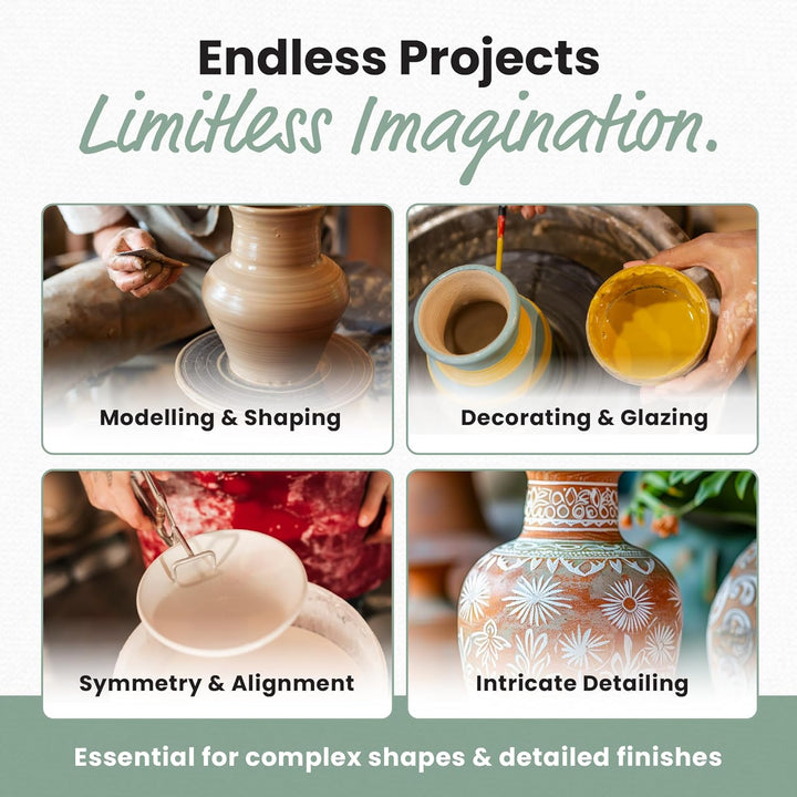 Töpferscheibe, D: 18 cm, 1 Stck. One Size Single, One Size Single