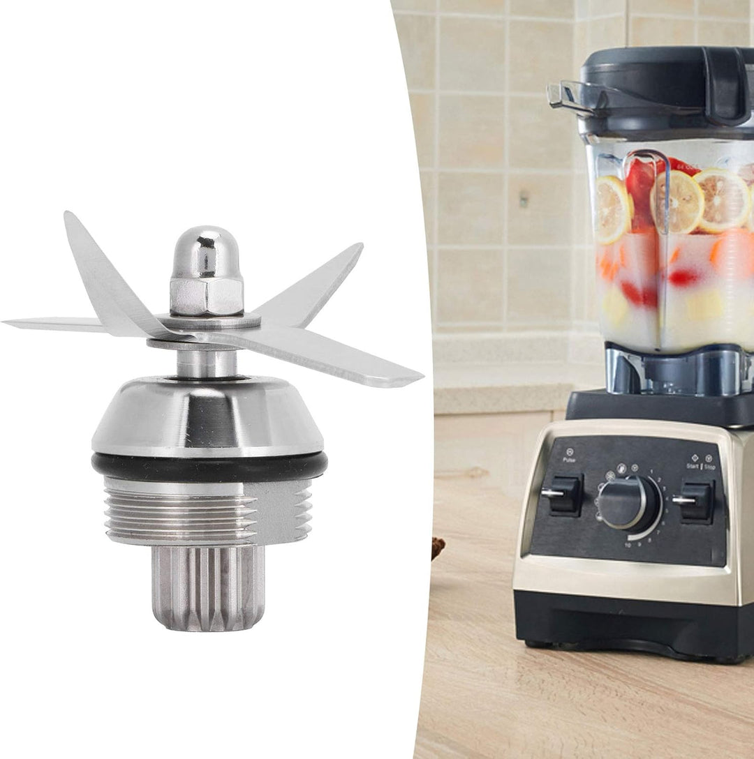 Mixer-Messer-Ersatz für Mixer-Ersatzteile, Edelstahl-Messermontage Passend für 32oz 64oz Behälter