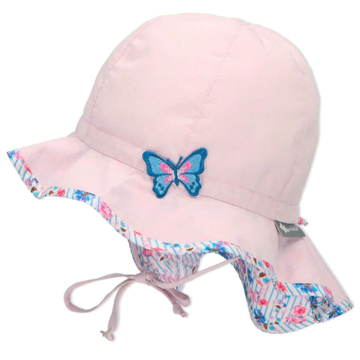 Sterntaler Mädchen Sonnenhut Blue Flower Hut 43 flieder, 43 flieder