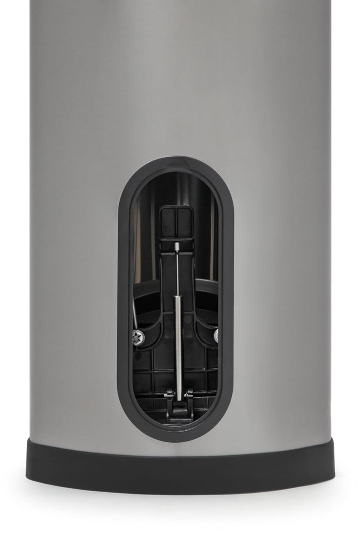 Rubbermaid Commercial Products Slim Jim 1901993 50 Litre End Step Step-On Stainless Steel Wastebaske