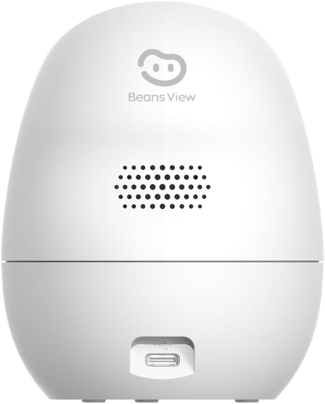Beans View 3K Innenkamera für Überwachung und Sicherheit, Farb-Nachtsicht, 2,4 GHz WLAN-Kamera für H
